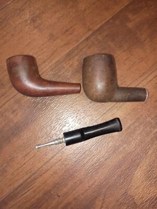 Yello-Bole Pug Imported Briar Pocket Pipe (For Parts) - Picture 1 of 23