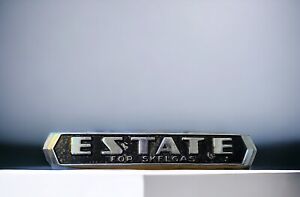 Estate Stove Emblem For Skelgas Nameplate Badge 4.25" Paint Loss