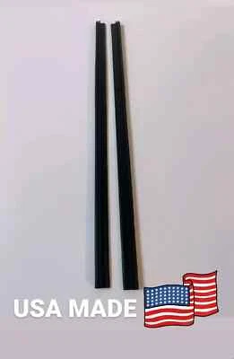 Chevy GMC 1967-1972 camioneta camioneta ventana de ventilación sello de goma par de sellos verticales Foto 1 de 4