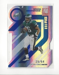 2005 Donruss Elite Aspirations #71 Brian Westbrook Eagles /64 - NM-MT
