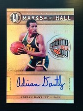 2011-12 Gold Standard Marks of the Hall Autographs Adrian Dantley Auto 052/149