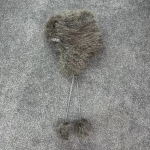 Y2K vintage faux fur trapper hat pom poms - Picture 1 of 6