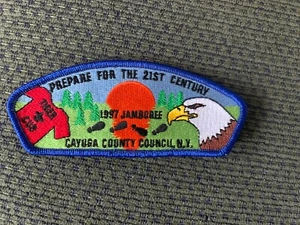 MINT 1997 JSP Cayuga County Council New York Blue Border - Bild 1 von 1