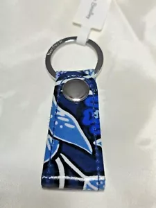 Vera Bradley's LOOP KEYCHAIN in TROPICS TAPESTRY Pattern, Key Ring, Snap, NWT - Picture 1 of 7