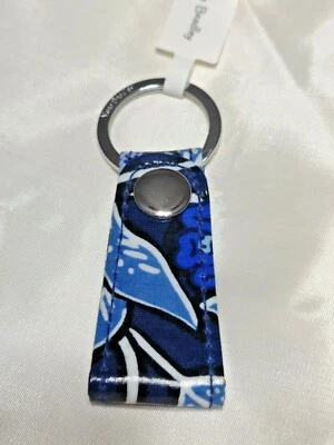 Vera Bradley петля брелок в тропики гобелен узор, кольцо для ключей, Snap, новый с Ярлыками - Изображение 1 из 4