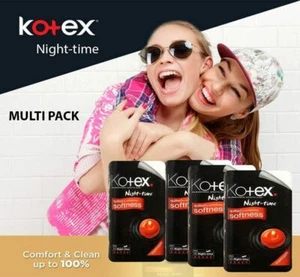 Kotex Maxi Night-Time - 10 Pads - Picture 1 of 13