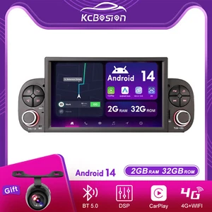 2G+32G Autoradio Android 14 Per Fiat Panda 2013-2020 Carplay WIFI SWC BT5.0 CAM - Foto 1 di 19