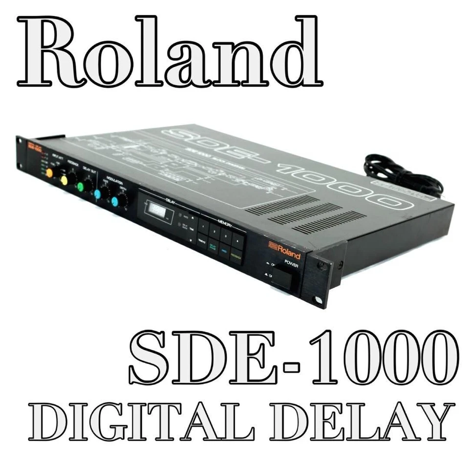 Roland SDE-1000 Digital Delay Rack Effects Processor Japan - Image 1 of 4