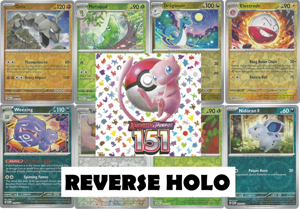 Pokémon - Scarlet & Violet 151 - Singles Reverse Holo English 🇬🇧 - Bild 1 von 1