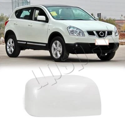 Cubierta de tapa de espejo retrovisor lateral derecho del pasajero blanco para Nissan Rogue 2008-2015 Foto 1 de 4