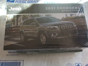 2021 Jeep Cherokee Owners Manual With Case NEW OEM Free Shipping - Picture 1 of 2