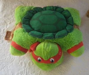 Pillow Pets TMNT Raphael Turtle Pillow - Picture 1 of 4