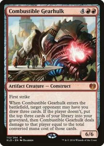Magic The Gathering MTG COMBUSTIBLE GEARHULK Kaladesh NM Near Mint - Picture 1 of 1