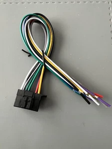JVC in-dash radio KD-T711BT,KD-T720BT,KD-X250BT,KD-XD28BT,KD-XS26BT Wire Harness - Picture 1 of 6