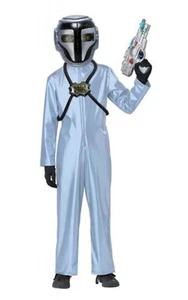 PRIMER CONTACTO ALIEN NIÑO NIÑO NIÑO DISFRAZ DE HALLOWEEN + MÁSCARA DE TRANSFORMACIÓN - Imagen 1 de 2