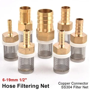 6-19 mm 1/2 Zoll Schlauchfilter Sprühpumpe Netzfilter Neu Filternetz - Picture 1 of 19
