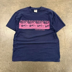 Vintage 90s Crane North Swine Pig Wrap Around T Shirt Size XL - Picture 1 of 8