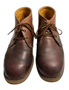 LL Bean Boots Shoes Men’s Approximate Sz 12 80 Cm Heavy Duty Leather USA - Picture 1 of 13