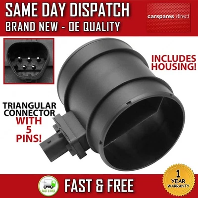 MASS AIR FLOW METER SENSOR MAF FOR VAUXHALL INSIGNIA A 1.6 & 2.0 CDTI 2008-2017 - Image 1 of 4