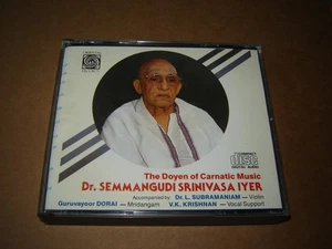Dr. Semmangudi Srinivasa Iyer - The Doyen of Carnatic Music 2CD Oriental rare - Picture 1 of 3
