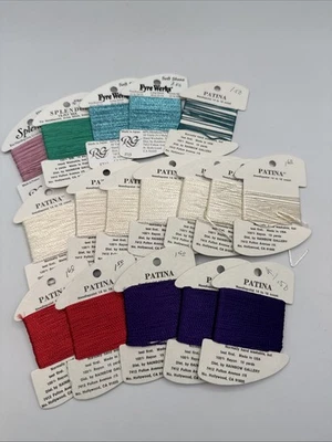 17xNeedlepoint/Embroidery THREAD RAINBOW GALLERY Patina, Frye Weeks, Splendor - Image 1 of 4