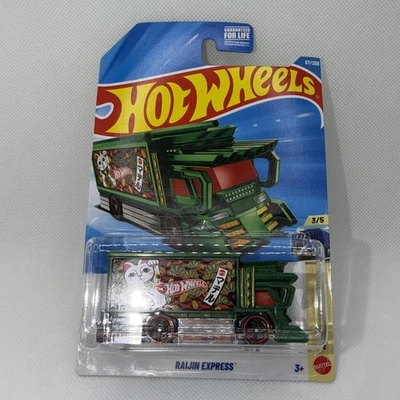 Hot Wheels 2026 Case B RAIJIN EXPRESS Lucky Cat Green - Image 1 of 3