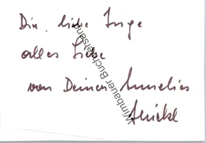 Original Autogramm Unbekannt unidentifiziert /// Autograph signiert signe 260612 - Picture 1 of 2