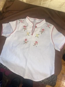 Girls Embroidered Top - Picture 1 of 10