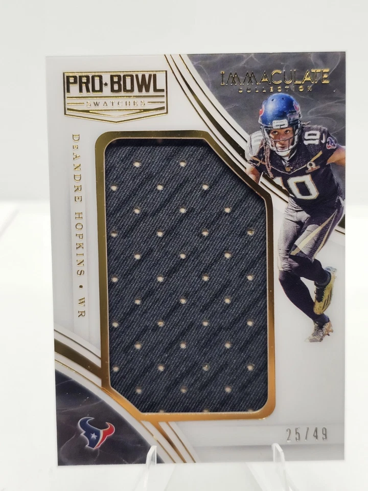 2016 Panini Immaculate DeAndre Hopkins Pro Bowl Swatches/49 Player Worn - Image 1 of 2