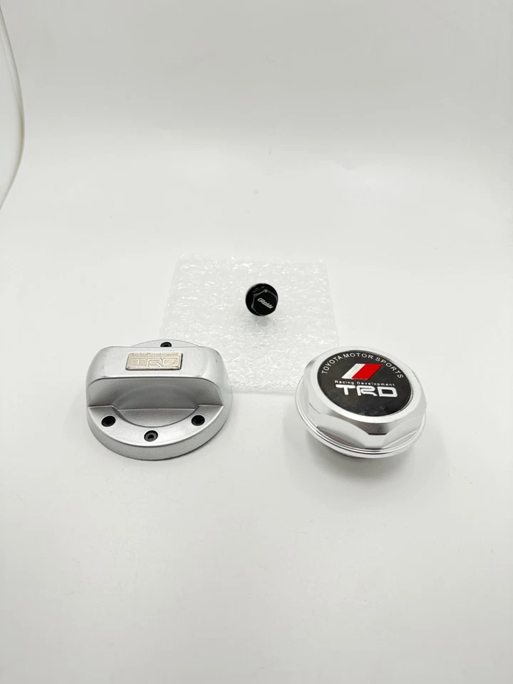 TOYOTA TRD Engine oil cap gas cover cap Neodymium oil drain plug fits Prius  - Image 1 of 1