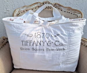 Strandtasche Tasche Leinen Shopper xxl Bag Tiffany  Shabby Vintage Geschenk 83