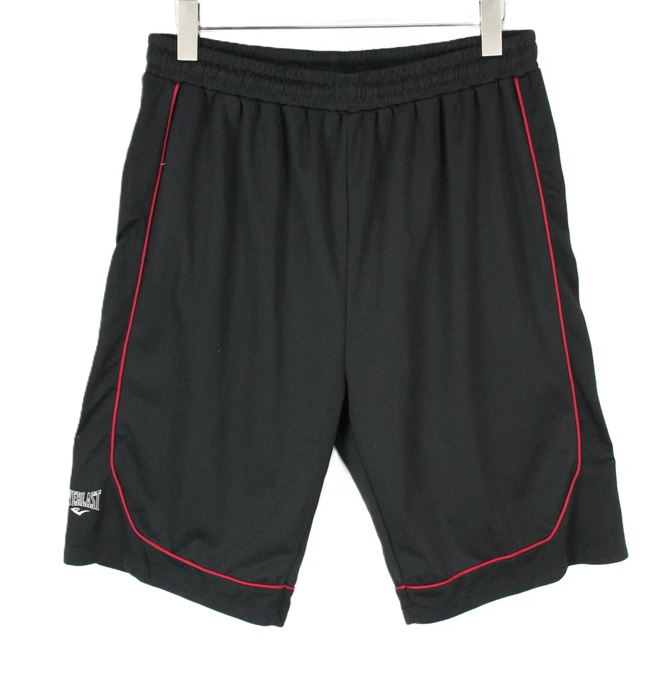 Everlast Shorts Men XL Black Logo Stretch Waist - Image 1 of 4