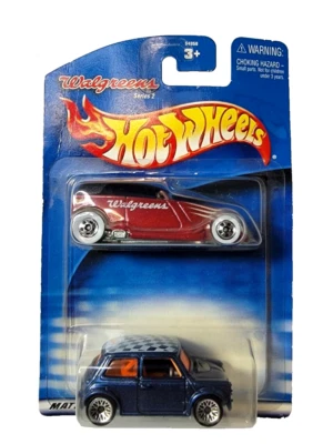 Mattel Hot Wheels 2 Pack Walgreens Phaeton and Mini Cooper 2000 Promotional - Image 1 of 4