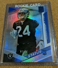 2019 Donruss Elite Johnathan Abram Status ROOKIE 7/24 Oakland Raiders SSP 🔥