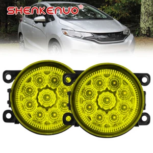 For Honda Fit 2015-2017 LED Front Bumper YELLOW Fog Light Lamp Left&Right - Picture 1 of 14