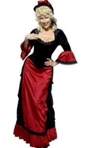 Deluxe Victorian Harlot Tales Of Old England Fancy Dress Costume Jack The Ripper - Picture 1 of 8