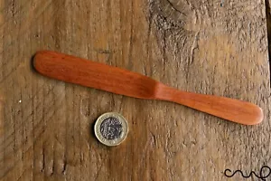 Cuchillo de mantequilla de madera de rosa limitado hecho a mano esparcidor de mermelada de madera madera sólida 16,5 B - Imagen 1 de 4