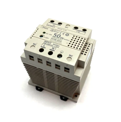 IDEC PS5R-D24 Power Supply AC-DC 24V 2.1A 85-264V DIN Rail Mount - Image 1 of 4
