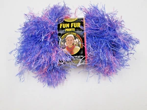 Fun Fur - Lion Brand - PURPLE & PINK "FIJI" - Very Pretty - LAST ONE!!! - Imagen 1 de 4