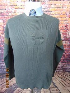 Mens Tommy Hilfiger  Gray Crewneck Sweater size L - Picture 1 of 4