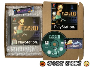 Tomb Raider III PS1 - UK PAL GC CIB - High Quality Packing - Tracked - Picture 1 of 12