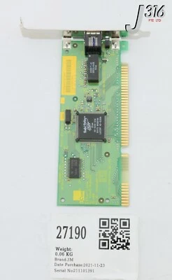 27190 3M PCB, ETHERLINK III NETWORK BOARD, 3C509B-TPO 03-0020-006 - Image 1 of 4