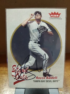 2004 Fleer Tradition #446 Rocco Baldelli SO SPTampa Bay Devil Rays /Autograph - Picture 1 of 2