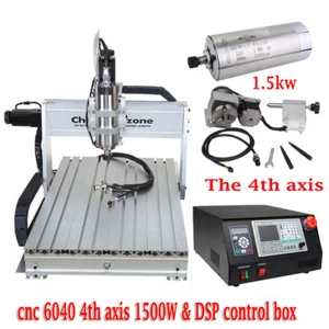 CNC 6040 4axis 1500W Router Desktop Engraving Drilling Milling Al DIY Machine - Picture 1 of 12