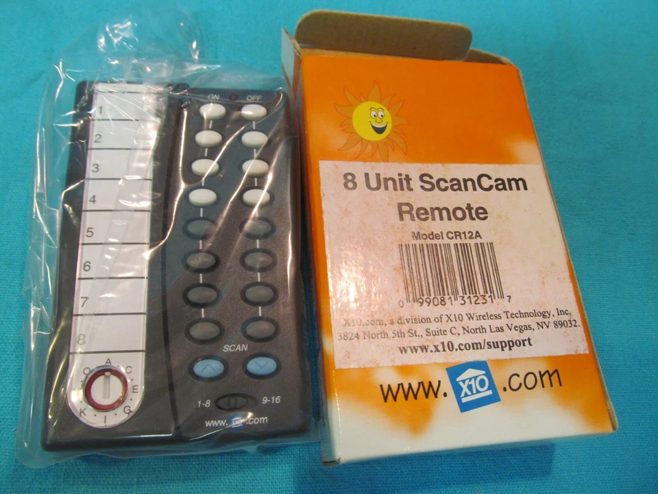 X10 8 UNIDADES SANCAM CONTROLE REMOTO MODELO CR12A - Imagem 1 de 1