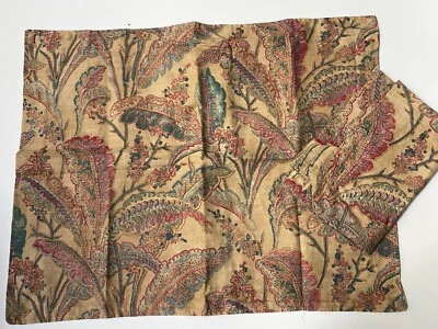 NUEVO RARO RALPH LAUREN *Coco Palm PAR ESTÁNDAR Almohada JAMONES Flores Hojas ITALIA Foto 1 de 4