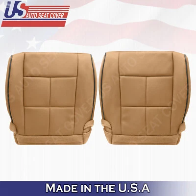 2011 to 2014 Lincoln Navigator Front Bottoms Synthetic Leather Cover CANYON TAN - Image 1 of 4