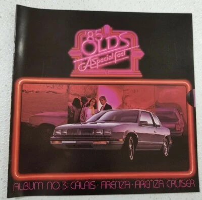 1985 Oldsmobile Calais Cutlass Supreme Sales Brochure Olds A Special Feel - Image 1 of 3