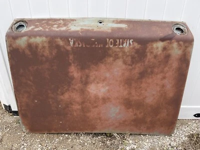 1965 Chevy BelAir Biscayne Convertible Trunk Deck Lid Panel OEM Impala Sedan '65 - Image 1 of 4