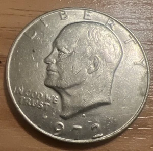 1972 Eisenhower Dollar Type 2 L0110 - Bild 1 von 3
